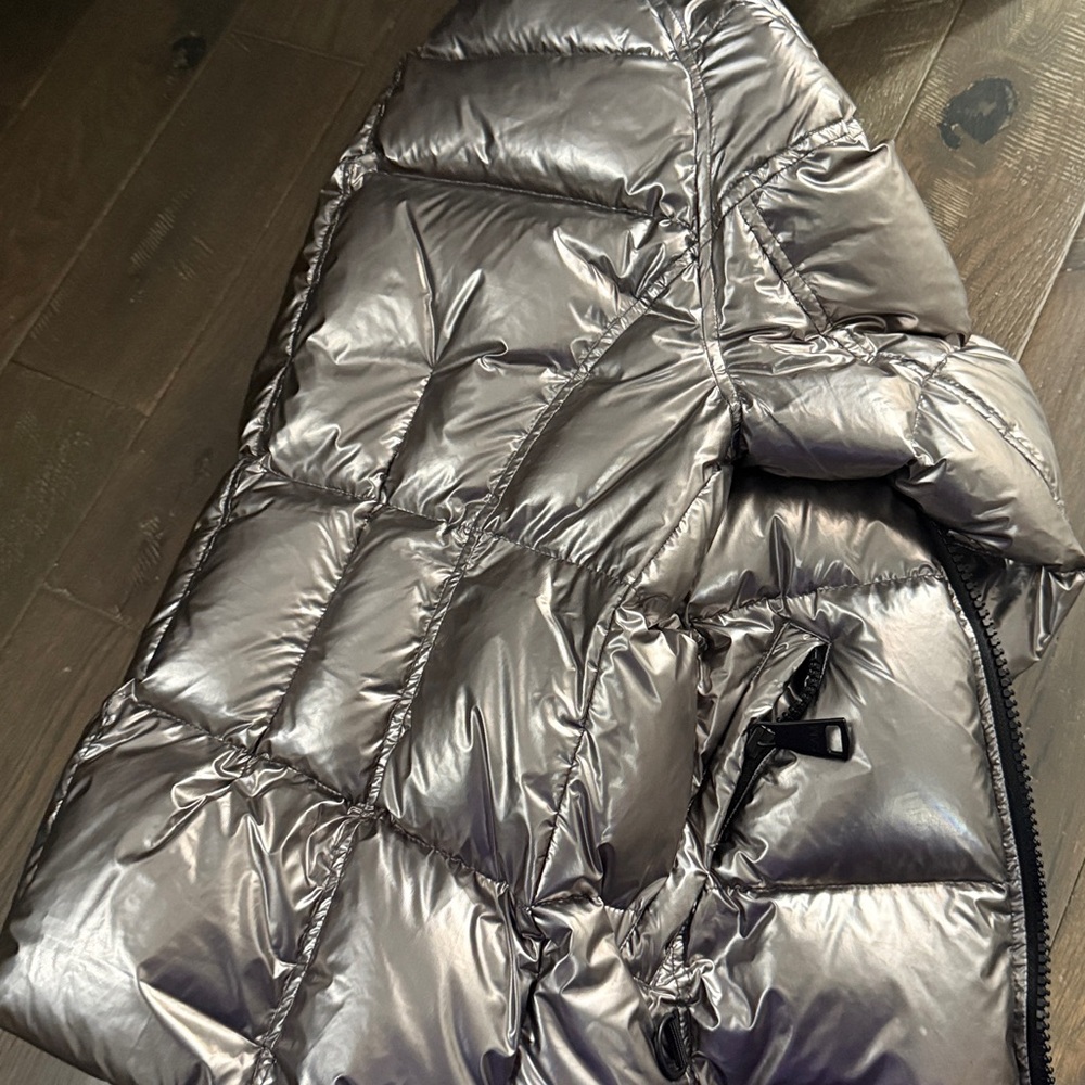 SAM. Silver Puffer Jacket - Picture 7 of 8